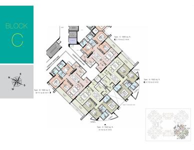 Image of 2700 Sq.ft 4 BHK Apartment / Flat for sale in Puravankara Oceana, Marine Drive, Kochi for Rs. 28000000