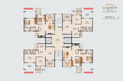 Image of 1000 Sq.ft 2 BHK Apartment / Flat for sale in Jagtap Engracia, Pimple Gurav, Pune for Rs. 9800000