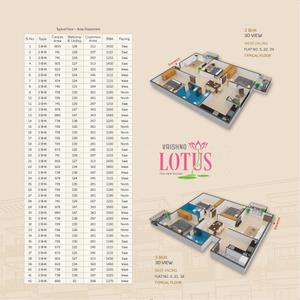 Image of 1214 Sq.ft 2 BHK Apartment / Flat for sale in Vaishno Lotus, Choodasandra, Bengaluru for Rs. 11800000