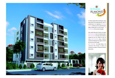 Image of 1275 Sq.ft 3 BHK Apartment / Flat for sale in Rathi Sri Tirumala Almond, Nawab Saheb Kunta, Hyderabad for Rs. 7000000