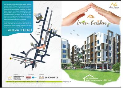 Image of 910 Sq.ft 2 BHK Apartment / Flat for sale in Atri Green Residency, Rajpur, Kolkata for Rs. 3700000