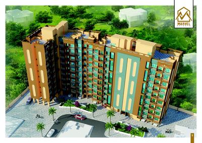 Image of 650 Sq.ft 1 BHK Apartment / Flat for sale in Marvel Heights, Vasai East, Vasai for Rs. 2900000