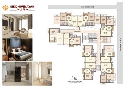 Image of 760 Sq.ft 1 BHK Apartment / Flat for sale in Varadvinayak Siddhivinayak Aura Building 1, Mira Road East, Mira Bhayandar for Rs. 6800000