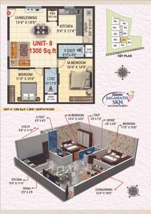Image of 1925 Sq.ft 3 BHK Apartment / Flat for sale in Sri Jaganath SKN, Subramanyapura, Bengaluru for Rs. 16000000