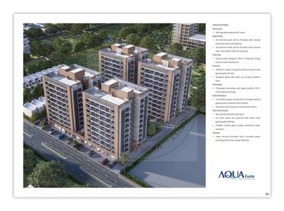 Image of 846 Sq.ft 3 BHK Apartment / Flat for sale in Ananta Aqua Forte, Kudasan, Gandhinagar for Rs. 9900000