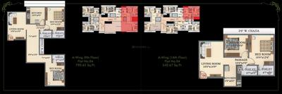 Image of 579 Sq.ft 2 BHK Apartment / Flat for sale in Star Sayba Residency, Sion, Mumbai for Rs. 12500000