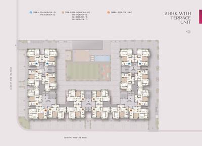 Image of 1760 Sq.ft 3 BHK Apartment / Flat for sale in Ratna Turquoise Rosedale, Shela, Ahmedabad for Rs. 7400000