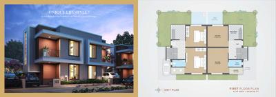 Image of 1285 Sq.ft 3 BHK Independent House for sale in Survadi Golden Homes, Ankleshwar GIDC, Ankleshwar for Rs. 7000000