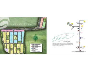 Image of 1450 Sq.ft 3 BHK Duplex for sale in Signature Green Villas, Kolar Road, Bhopal for Rs. 7800000