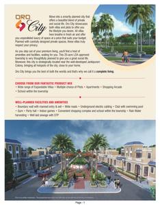Oro City Brochure 2