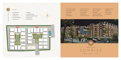 Image of 1420 Sq.ft 3 BHK Apartment / Flat for sale in Vasu Sri Sunrise, Gundlapochampalli, Hyderabad for Rs. 8000000