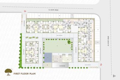 Image of 1260 Sq.ft 3 BHK Apartment / Flat for sale in Paarijat Aamra, Vatva, Ahmedabad for Rs. 5200000