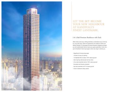 Image of 1200 Sq.ft 3 BHK Apartment / Flat for sale in Shreeji Skyrise, Kandivali West, Mumbai for Rs. 38500000