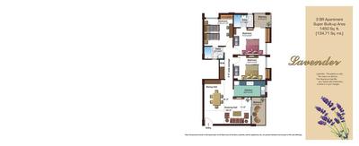 Image of 1165 Sq.ft 2 BHK Apartment / Flat for sale in Ashiana Aangan by Ashiana Housing Ltd., Behror, Neemrana for Rs. 4000000