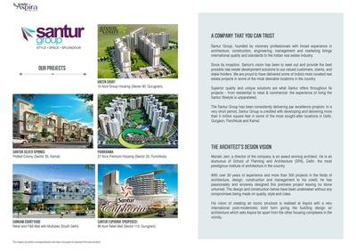 Image of 1900 Sq.ft 3 BHK Apartment / Flat for sale in Santur Aspira, Sector 3, Gurgaon for Rs. 28500000