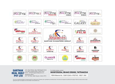 Image of 1800 Sq.ft Residential Plot / Land for sale in Sarthak Singapore The Grand Riyasat 1, Tigaria Badshah, Indore for Rs. 15300000