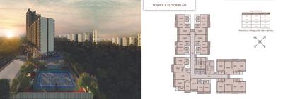 Image of 650 Sq.ft 1 BHK Apartment / Flat for sale in Poonam Vista, Virar West, Virar for Rs. 4500000