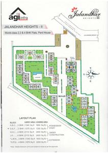 Image of 1900 Sq.ft 4 BHK Apartment / Flat for sale in GI Jalandhar Heights, Mithapur, Jalandhar for Rs. 12500000