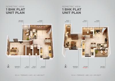 Image of 511 Sq.ft 1 BHK Apartment / Flat for sale in Sai Balaji Estate, Dombivli East, Thane for Rs. 3060000