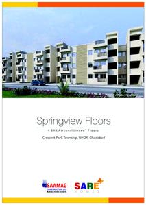 Image of 1250 Sq.ft 4 BHK Builder Floor for sale in Sare Spring View Heights, Lal Kuan, Ghaziabad for Rs. 8000000