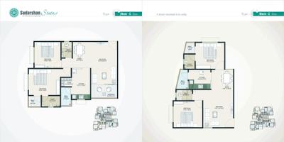 Image of 1799 Sq.ft 3 BHK Apartment / Flat for sale in Sudarshan Status, Sola, Ahmedabad for Rs. 10000000