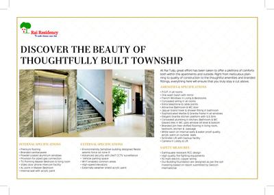 Image of 798 Sq.ft 2 BHK Apartment / Flat for sale in Rai Tulip, Kalyan East, Kalyan for Rs. 5600000