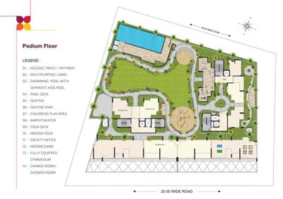 Image of 1080 Sq.ft 2 BHK Apartment / Flat for sale in Millennium Hilton, Panvel, Navi Mumbai for Rs. 15500000