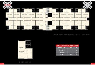 Image of 464 Sq.ft 1 BHK Apartment / Flat for sale in Xrbia Abode, Jambhul, Pune for Rs. 2742000
