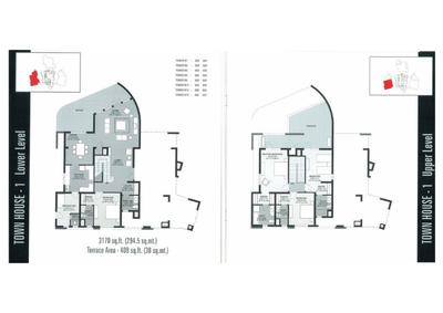 Image of 2069 Sq.ft 3 BHK Apartment / Flat for sale in Unitech The Close North, Sector 50, Gurgaon for Rs. 37000000