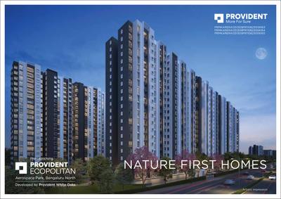 Image of 631 Sq.ft 1 BHK Apartment / Flat for sale in Provident Ecopolitan Phase 1A by Provident Housing Limited, Huvinayakanahalli, Bengaluru for Rs. 7800000