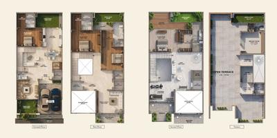 Image of 5270 Sq.ft 4.5 BHK Villa for sale in Vatika Royale Villas, Basai, Agra for Rs. 40000000