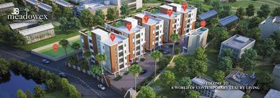 Image of 1047 Sq.ft 3 BHK Apartment / Flat for sale in Krishti JB Meadowex, Khandagiri, Bhubaneswar for Rs. 10676000
