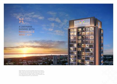 Image of 1325 Sq.ft 3 BHK Apartment / Flat for sale in Satyam Stella, Kopar Khairane, Navi Mumbai for Rs. 25000000