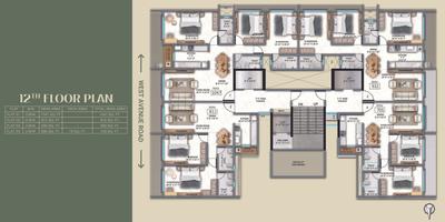Image of 1900 Sq.ft 3 BHK Apartment / Flat for sale in H Rishabraj Mangal Varsha, Santacruz West, Mumbai for Rs. 92500000