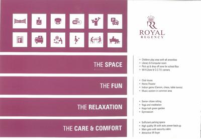 Image of 600 Sq.ft 2 BHK Apartment / Flat for sale in RR Royal Regency, Nikol, Ahmedabad for Rs. 5500000