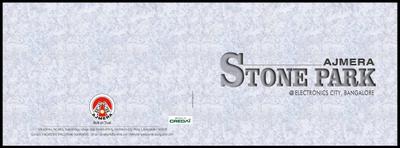 Image of 1070 Sq.ft 3 BHK Apartment / Flat for sale in Ajmera Stone Park, Electronic City, Bengaluru for Rs. 15800000