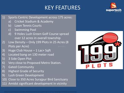 Supertech 199 Plots Brochure 2