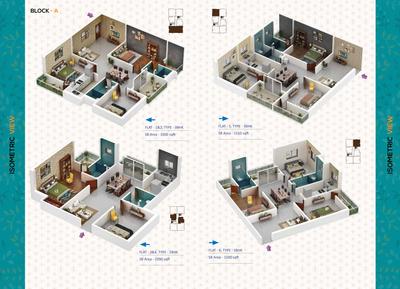 Image of 1205 Sq.ft 3 BHK Apartment / Flat for sale in Shree Triveni Vinayak Garden, Pandra, Ranchi for Rs. 6946000