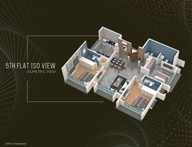Image of 961 Sq.ft 3 BHK Apartment / Flat for sale in Oscar OM Neelkanth, Ghatkopar East, Mumbai for Rs. 40000000