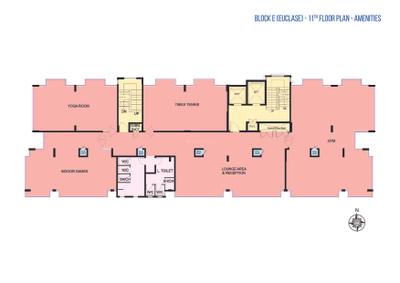 Image of 950 Sq.ft 3 BHK Apartment / Flat for sale in Trinayani Sattva Aeropolis Phase 2, Boovanahalli, Bengaluru for Rs. 12000000