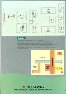 Image of 511 Sq.ft 1 BHK Apartment / Flat for sale in Hansa Courtyard, Tiruvottiyur, Chennai for Rs. 3500000