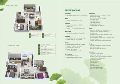 Image of 1200 Sq.ft 2 BHK Apartment / Flat for sale in Wakadkar Green Life, Hinjawadi, Pune for Rs. 7269800