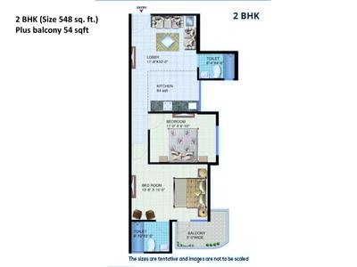 Image of 555 Sq.ft 2 BHK Apartment / Flat for sale in Signature Global Solera, Sector 107, Gurgaon for Rs. 4700000