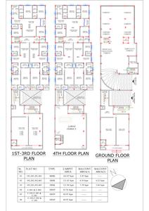 Image of 2750 Sq.ft 4 BHK Apartment / Flat for sale in Shuvam Towers, Forest Park, Bhubaneswar for Rs. 31000000
