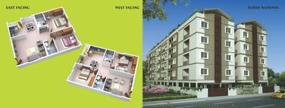 Image of 965 Sq.ft 2 BHK Apartment / Flat for sale in Subha Nandana, Electronic City, Bengaluru for Rs. 5300000