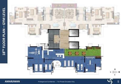 Image of 990 Sq.ft 2 BHK Apartment / Flat for sale in Wadhwa Amar Jiwan, Bandra West, Mumbai for Rs. 55000000