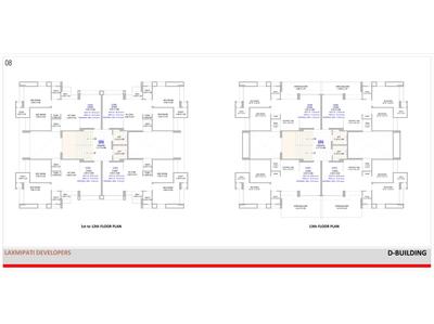 Image of 1863 Sq.ft 3 BHK Apartment / Flat for sale in Laxmipati Euphoria, Palanpur, Surat for Rs. 8600000