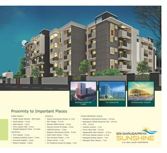 Image of 1127 Sq.ft 3 BHK Apartment / Flat for sale in Sri Garudapriya Sunshine, Hoskote, Bengaluru for Rs. 8876700