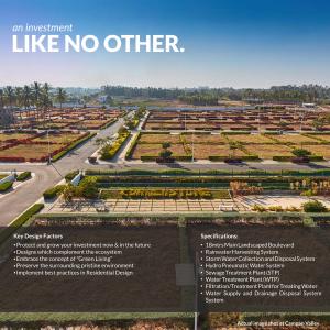 Image of 3875 Sq.ft Residential Plot / Land for sale in Cornerstone Campan Valley 2, Muthasandra, Bengaluru for Rs. 40687500