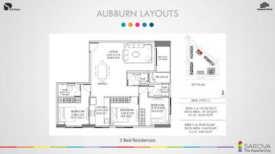 Image of 570 Sq.ft 2 BHK Apartment / Flat for sale in Aubburn At Sarova, Kandivali East, Mumbai for Rs. 15500000